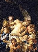 Dead Christ Supported by Angels